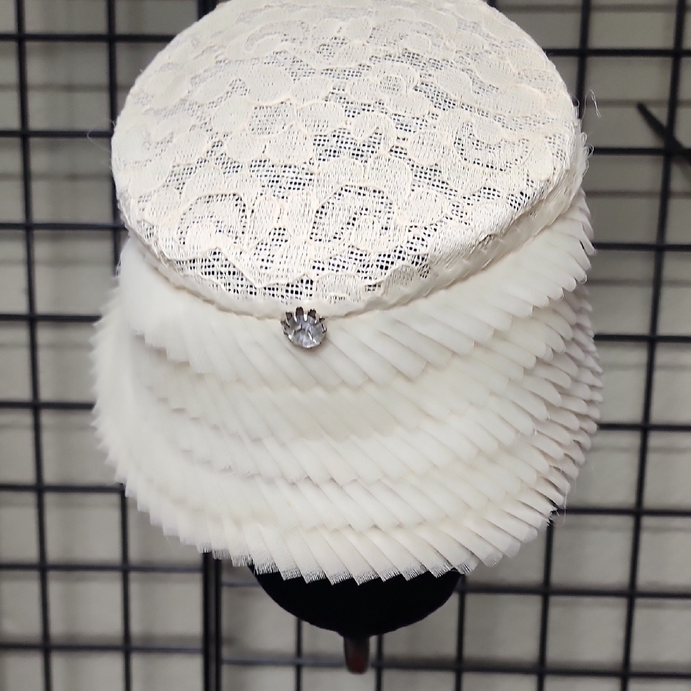 Vintage White Lace Women's Hat